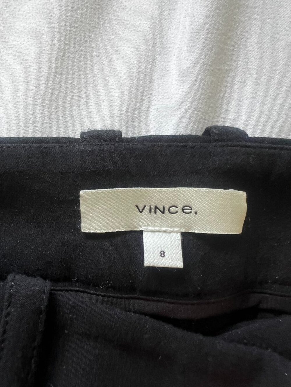vince black pants